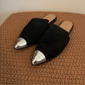 ASOS Wide Fit Mona Mule, Pointed Cap Toe